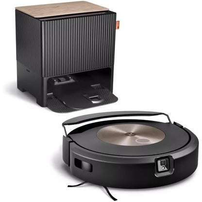 94010 - iROBOT Roomba Combo j9+, Robot Fshesë me Korrent dhe Fshesë Dyshemeje, Bazë e Vetëzbraktisjes dhe Ujitjes, Ngritëse Fshesë, Teknologjia SmartScrub, Hartëzim, Wi-Fi, Zbulim Pengesash, Përdorim me Aplikacion dhe Asistent Zëri, Ngjyra Bronz