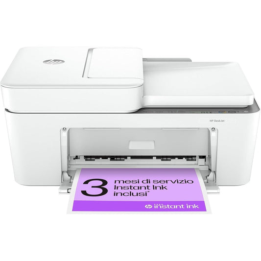 126234 - HP DeskJet 4220e - Printer Shumëfunksional, Fotokopjues, Skaner, Faks celular, Wi-Fi, Ushqyes automatik dokumentesh - 3 Muaj Printim falas me bojë HP Instant Ink - Ngjyra e Bardhë, HP+