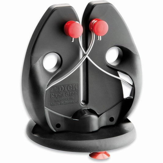 235015 - F. DICK Mprehëse/Grirë Thikash me Tërheqje, shufra mprehjeje speciale, bazë gote thithëse, kënd gjithmonë perfekt, mprehje e lehtë manuale, Rapid Steel Action 9009200