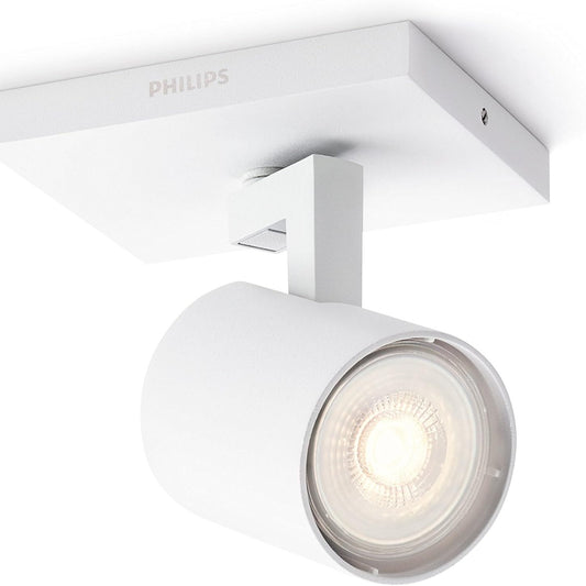235770 - PHILIPS myLiving Runner LED Spot (3 W), dritë tavani e errësueshme me dritë të bardhë të ngrohtë dhe kokë reflektori rrotulluese