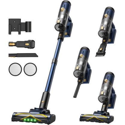 166726 - VEXILAR V12 Fshesë pa Tel, 450W, 50min Autonomi, 50kPa, me Furçë Kundër Ngatërresës, Me Dritë Jeshile, Motor pa Furça, për Dysheme të Forta, Qilima, dhe Qime Kafshësh Shtëpiake