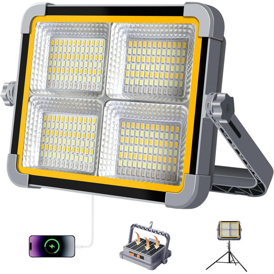 236287 - ERAY Dritë LED e Rikarikueshme 150W me Bateri 7800mAh, 336 LED, 4 Mënyra, IP66, Bankë Energjie për Kamping, Emergjencë, Punë, Peshkim