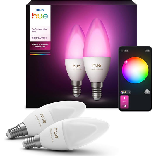 170092 - PHILIPS Hue White dhe Color Ambience, Pako dyfishtë E14, Fuqia 2x470lm