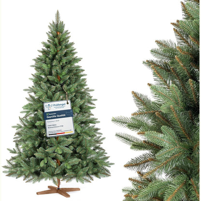 234898 - FAIRYTREES BREDH NORDMANN PREMIUM 180 CM, ELEMENTE REALE TË FORMUARA ME INJESKION, DRURI TË FRASHËRIT, PRODHUAR NË BE