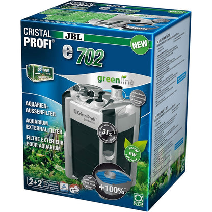 170071 - JBL CristalProfi E702 GREENLINE - Filtër i Jashtëm për Akuarium, Energji e Ulët