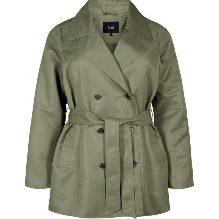 194110 - ZIZZI CASELIN Xhaketë L/S për Femra, Ngjyra Ushtri, Madhësia S (42-44)