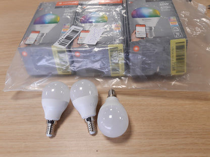 236185 - LLAMPA LED Smart LED LEDVANCE, Bazë E14, E Errësueshme, Ngjyrë e Rregullueshme (2700-6500K), zëvendëson 40W, Pako me 3