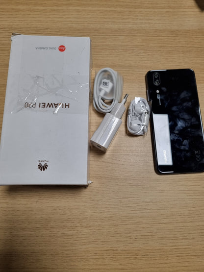 127291 - HUAWEI P20 - Smartphone 14.7cm (5.8), Doppia SIM 4G, 128GB Kujtesë, 20 MP Kamera, Android 8.1 Oreo + EMUI 8.1, Ngjyra e Zëzë