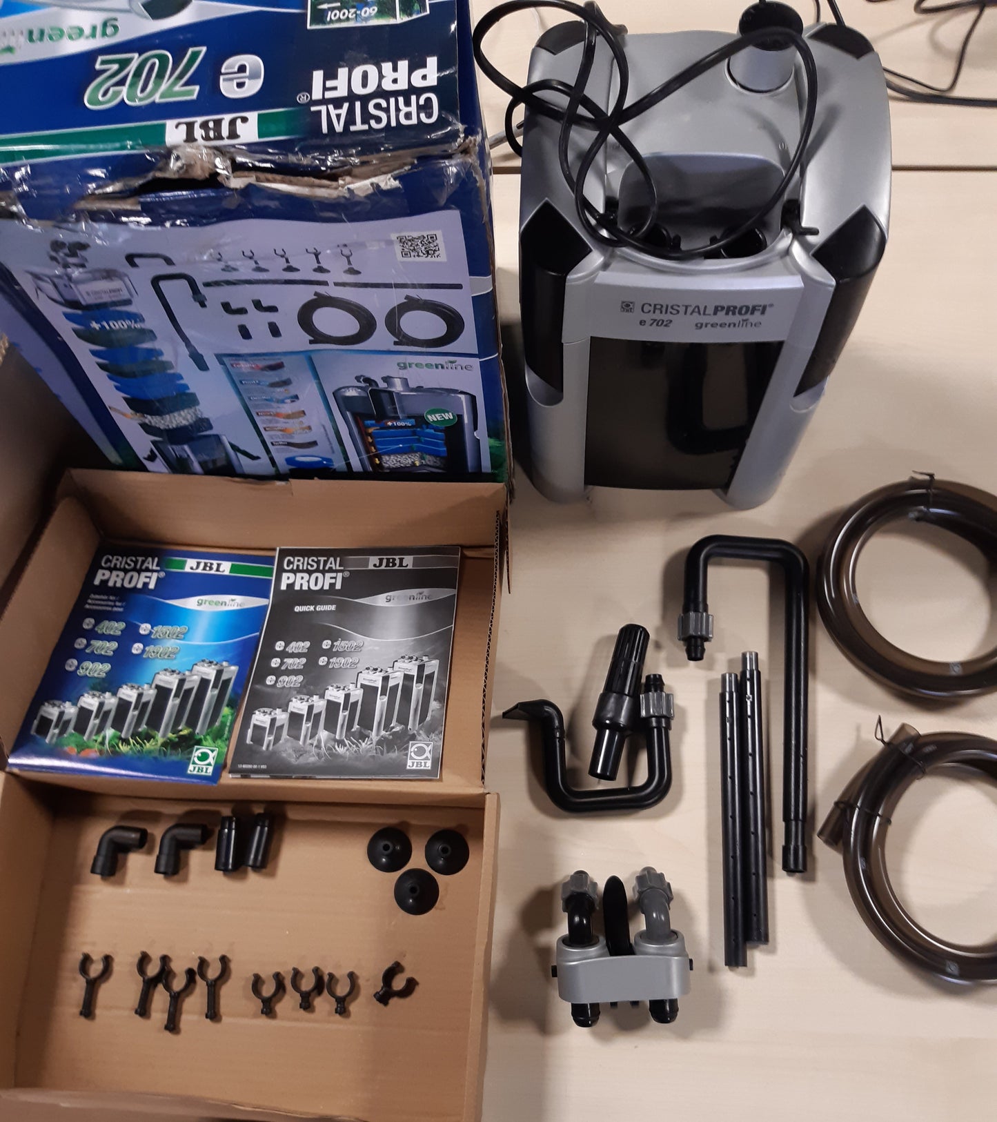 170071 - JBL CristalProfi E702 GREENLINE - Filtër i Jashtëm për Akuarium, Energji e Ulët