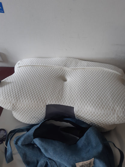 235089 - GLÜCKSTOFF® Jastëk Cervikal dhe Ergonomik, Ortopedik, Viskoelastik, Jastëk për Gjumë me Bark