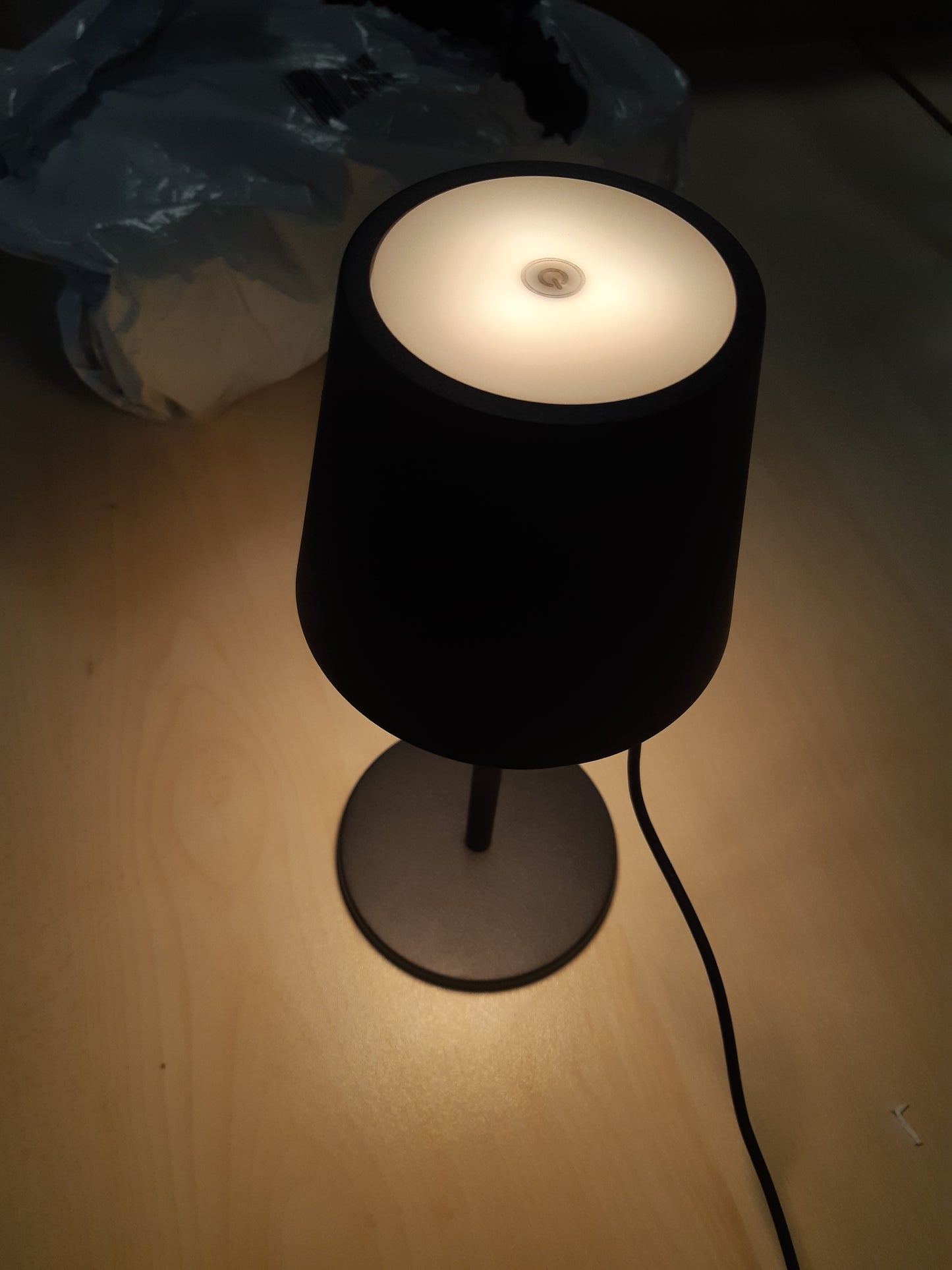 236274 - BRILONER Llambë Tavoline LED RGBW 3-në-1 IP44, 36x10.5 cm, Antracit